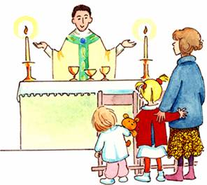 children at mass