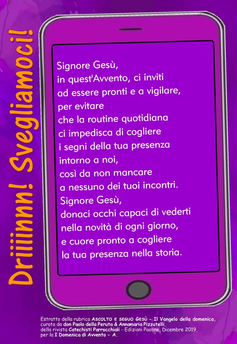 Preghiera 1 Avvento A 2019
