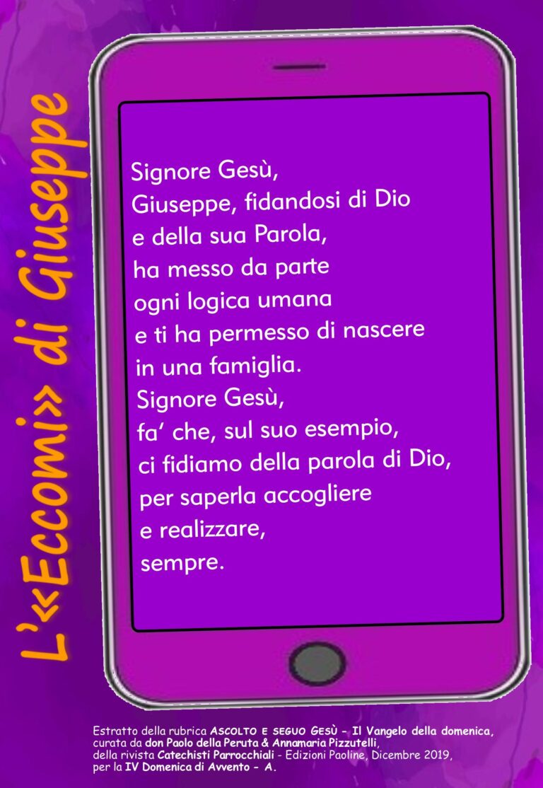 Preghiera 4 Avvento A 2019