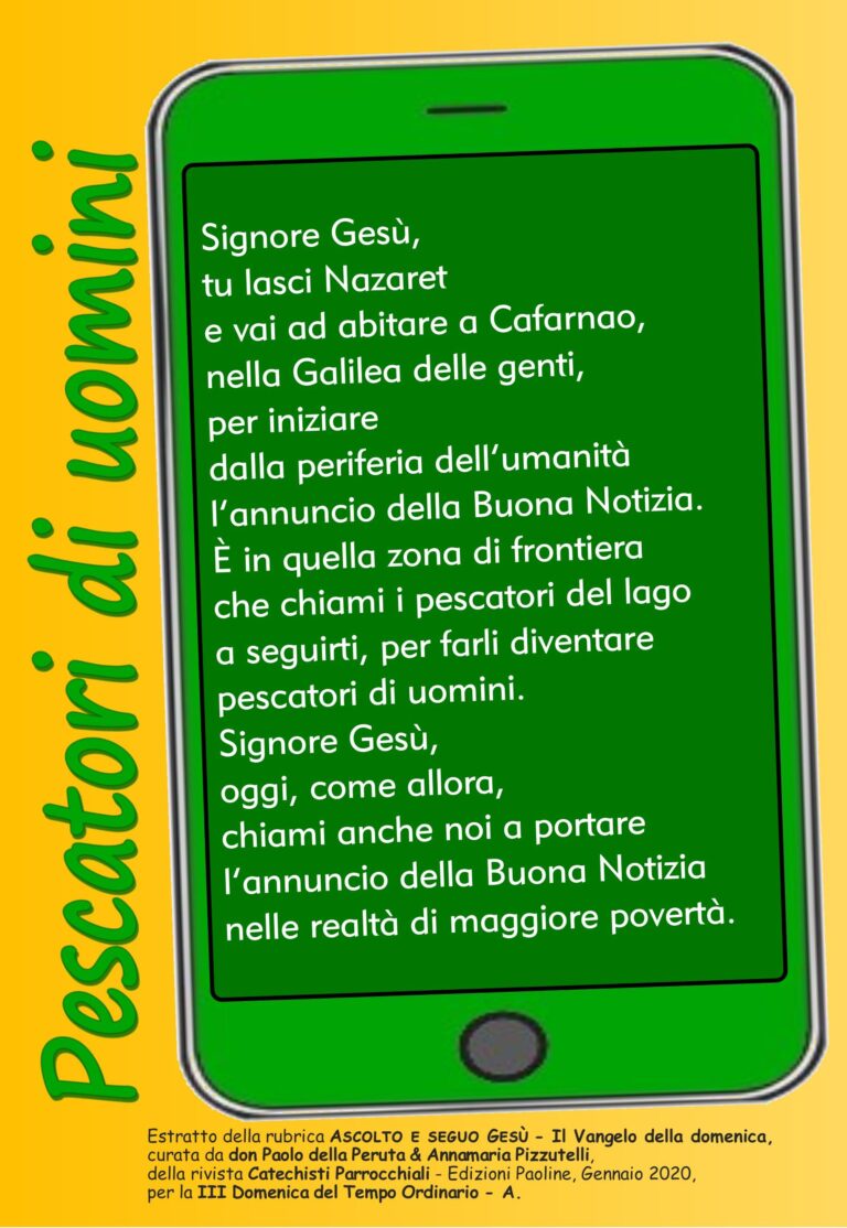 Preghiera III Tempo Ordinario A