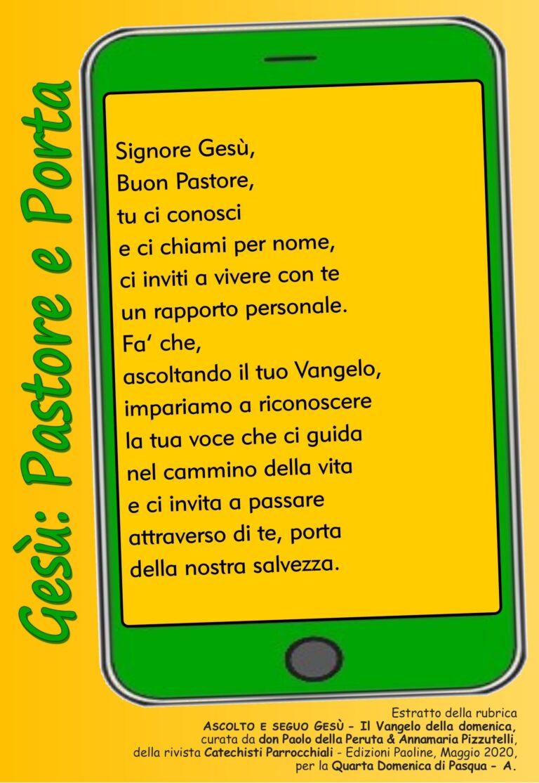 Preghiera 4 Tempo di Pasqua A 2020