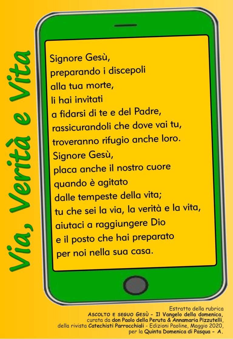 Preghiera 5 Tempo di Pasqua A 2020