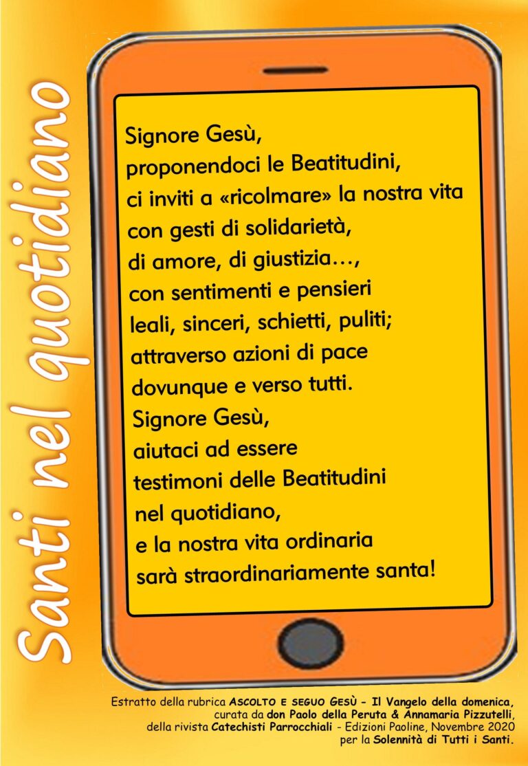 Preghiera Tutti i Santi 2020 bis