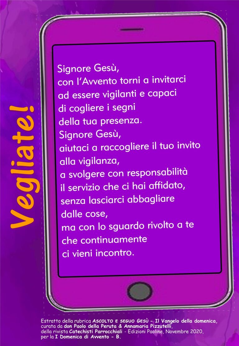 Preghiera 1 Avvento B 2020