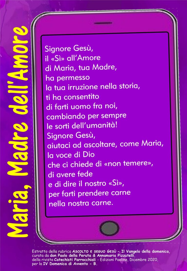 Preghiera 4 Avvento B 2020