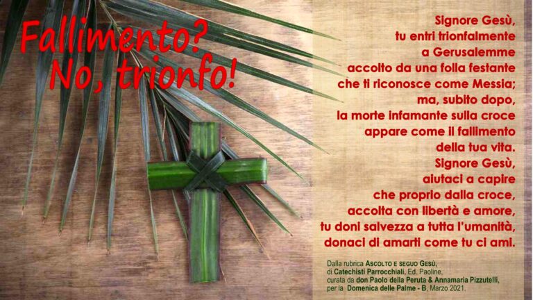 Preghiera Le Palme 2021