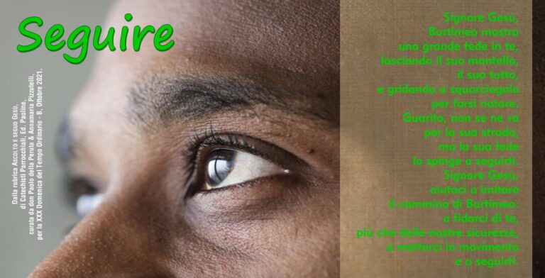 Preghiera 30 Tempo Ordinario B 2021