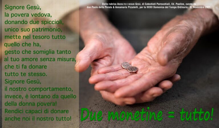 Preghiera 32 Tempo Ordinario B 2021