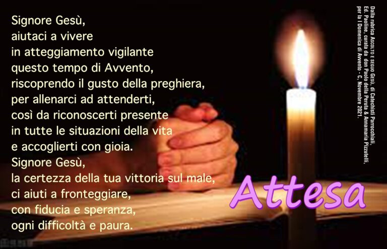 Preghiera 1 Avvento C 2021
