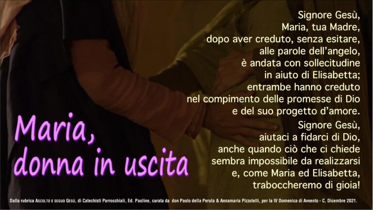 Preghiera IV Avvento C 2021