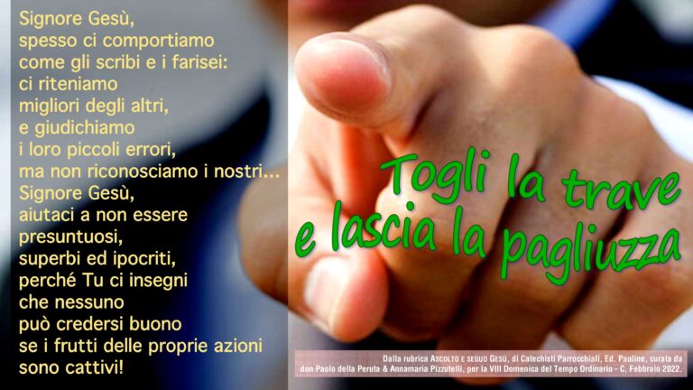 Preghiera 8 Tempo Ordinario