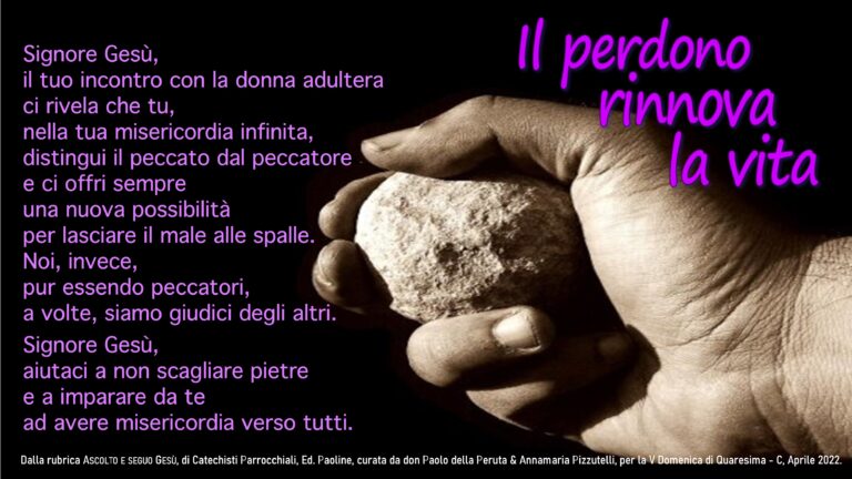 Preghiera 5 Quaresima C 2022
