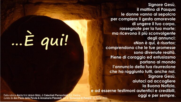 Preghiera Pasqua 2022